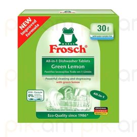 Սպասք լվանալու հաբ Frosch Green Lemon 30հատ 18գրամ