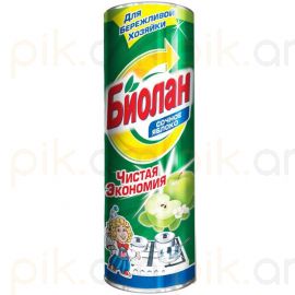 Մաքրող փոշի Биолан կանաչ խնձոր 400գ