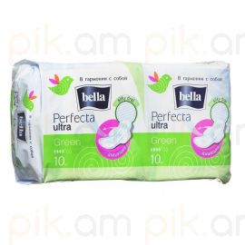 Կանացի միջադիր Bella Perfecta Ultra Green էկոնոմ 20 հատ