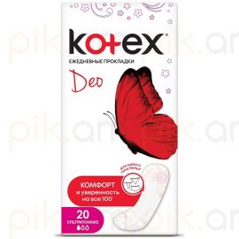 Ամենօրյա միջադիր Kotex Super Slim Deo 20 հատ