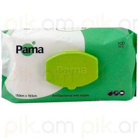 Խոնավ անձեռոցիկ Pama հակաբակտերիալ 100 հատ