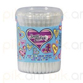 Բամբակյա փայտիկներ Snow Lady 100 հատ