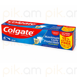 Ատամի մածուկ Colgate Պաշտպանություն կարիեսից 50մլ+15% (7.5մլ).