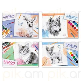 Նկարչական ալբոմ BG "Хобби" A4 24թերթ