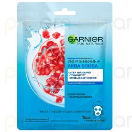 Դիմակ դեմքի Garnier Увлажнение + Аква бомба 32 գր.