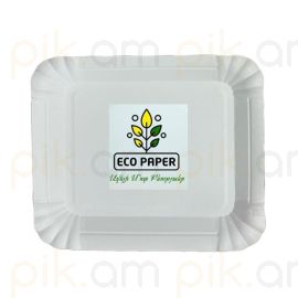 Ափսե թղթից Eco Paper փոքր 6hատ 17*20սմ
