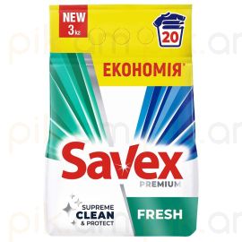 Լվացքի փոշի Savex Premium Fresh 3կգ