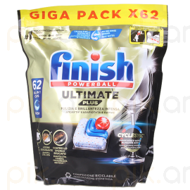
Սպասք լվացող մեքենայի հաբ Finish Ultimate Plus 62 հատ

