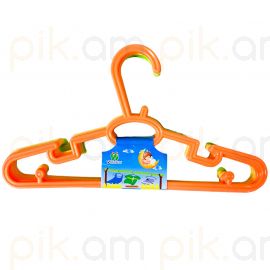 Հագուստի կախիչ մանկական 3 գույն 10 հատ XZ-519