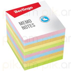 Նշումների թուղթ Berlingo "Standard", 9*9*9 գունավոր 1000 հատ
