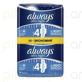 Կանացի միջադիր Always Ultra Night էկոնոմ 14 հատ