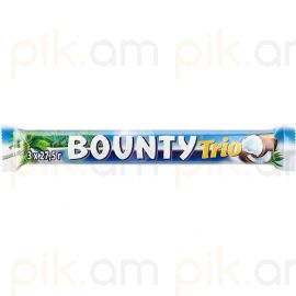 Շոկոլադե բատոն Bounty Trio 82.5գր