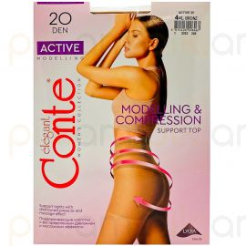Զուգագուլպա Conte Active 20 Den 4 L Bronz