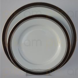 Ափսե Sava սև 6 մեծ 6 փոքր