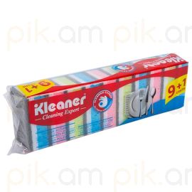 Սպունգ սպասք լվանալու համար Kleaner GSH003 90*58*30մմ 10 հատ