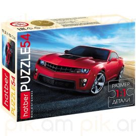 Զարգացնող խաղ փազլ Hatber "Автомобили мира" 54 հատ