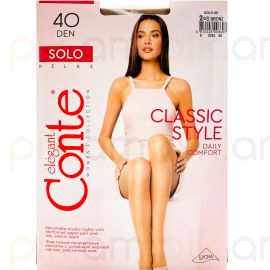 Զուգագուլպա Conte Solo 40 Den 2S Bronz