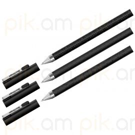 Գրիչ գնդիկավոր Berlingo "DoubleBlack" կապույտ (0,7մմ)