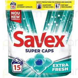 Լվացքի հաբ Savex Super Extra Fresh 15 հատ