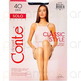 Զուգագուլպա Conte Solo 40 Den 5XL Nero