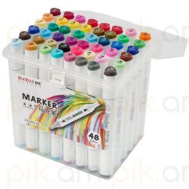 Նկարչական մարկերների հավաքածու Zuixua 48 գույն