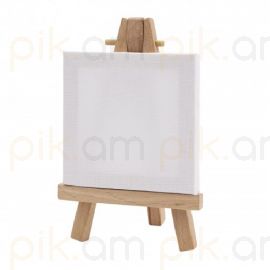 Նկարչական սպիտակ կտավ մոլբերտով 07*09սմ