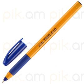 Գրիչ գնդիկավոր Cello Tri-Grip Orange կաապույտ (0,7մմ)