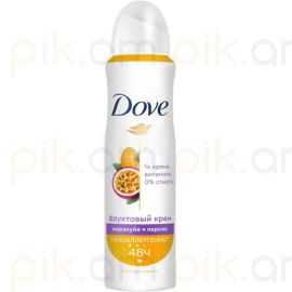 
 Հոտազերծիչ-սփրեյ Dove Фруктовый крем Маракуйя-персик 150մլ
