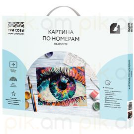 Նկարչական կտավ թվերով ակրիլային ТРИ СОВЫ "Волшебство взгляда" 40*50սմ