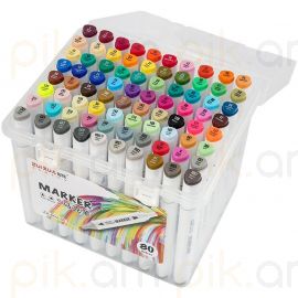 Նկարչական մարկերների հավաքածու Zuixua 80 գույն