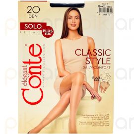 Զուգագուլպա Conte Solo 20 Den 6XXL Nero