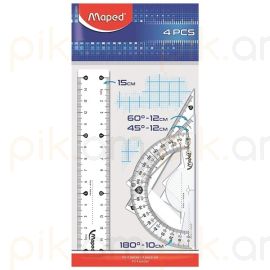 Քանոնների հավաքածու Maped  4 հատ