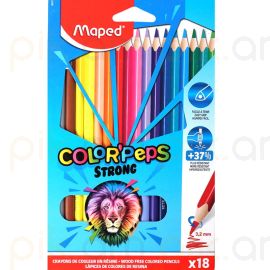Գունավոր մատիտներ Maped Color'peps Strong 862718 18գույն