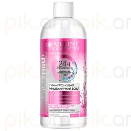 Միցելյար ջուր Eveline Facemed+ 3 в 1 Гиалуроновая 400մլ