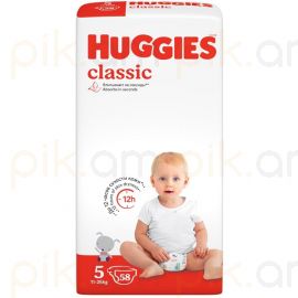 Մանկական տակդիր Huggies Classic N5  (11-25 կգ), 58 հատ
