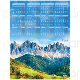 Օրացույց պատի OfficeSpace 2022 "Путешествия" A2