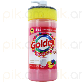 Սպասք լվանալու հեղուկ+սպունգ Goldex Bummle Gum 1լ.