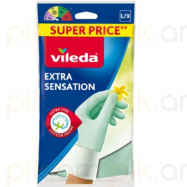 Ռետինե ձեռնոցներ Vileda Extra Sensation L