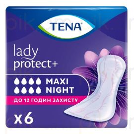 
Կանացի Միջադիր Tena Lady Protect Maxi Night 6 հատ
