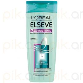Շամպուն L'Oréal Paris Elseve 400 մլ 3 Ценные Глины