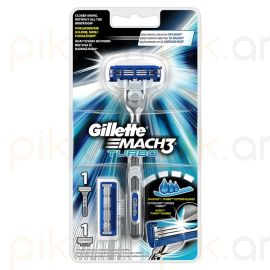 Սափրիչ Gillette Mach3 Turbo 2 գլխիկով