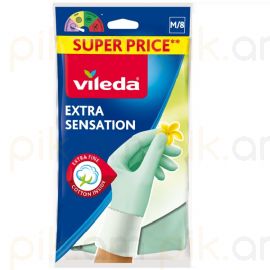 Ռետինե ձեռնոցներ Vileda Extra Sensation M