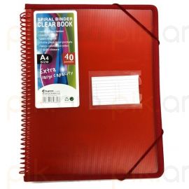 Թղթապանակ զսպանակով  A4 40 թափանցիկ ֆայլերով