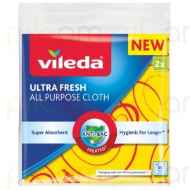 Կտորե անձեռոցիկ վիսկոզային Vileda Ultra Fresh Антибактериальные 2հատ