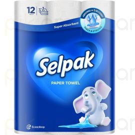 Թղթյա սրբիչ Selpak 12 հատ 3 շերտ