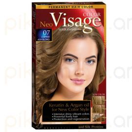 Մազի ներկ «Visage» №07 Золотисто пепельно русый