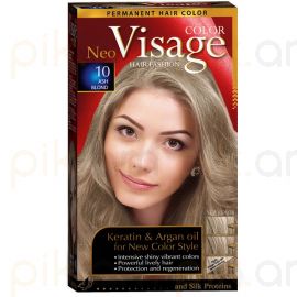Մազի ներկ «Visage» №10 Пепельно-русый