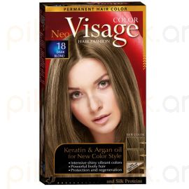 Մազի ներկ «Visage» №18 Темно-русый