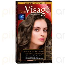 Մազի ներկ «Visage» №25 Золотисто коричневый