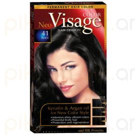 Մազի ներկ «Visage» №41 Черный